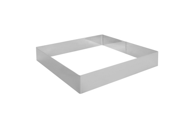 Schneider Tortenring "Quadrat", 28 x 28 x 5 cm, Edelstahl, 155379