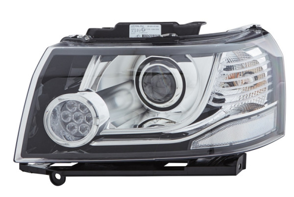 HELLA LED/Halogen-Hauptscheinwerfer, für u.a. Land Rover Freelander 2 (L359), ECE/CCC, für Rechtsverkehr, links, 1EJ 354 813-151