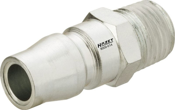 Hazet Luftanschluss-Nippel Satz, Anzahl Werkzeuge: 3, Verwendung: Japan, China, Korea 12,91 mm / 1/4" Gewinde Stahl, 9000-014/3