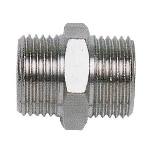 AEROTEC Doppelnippel G 1/4 Zoll X G 3/8 Zoll Blister, 25731061