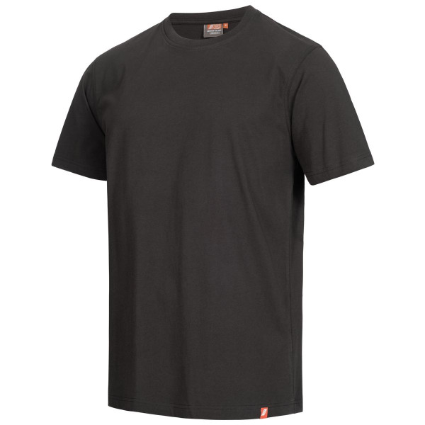 NITRAS MOTION TEX LIGHT, T-Shirt, vorgewaschen, Rundhals, Nackenband, 100% Baumwolle, 160 g/qm, Größe: 5XL, Farbe: schwarz, VE: 20 Stück, 7005-1000-5XL