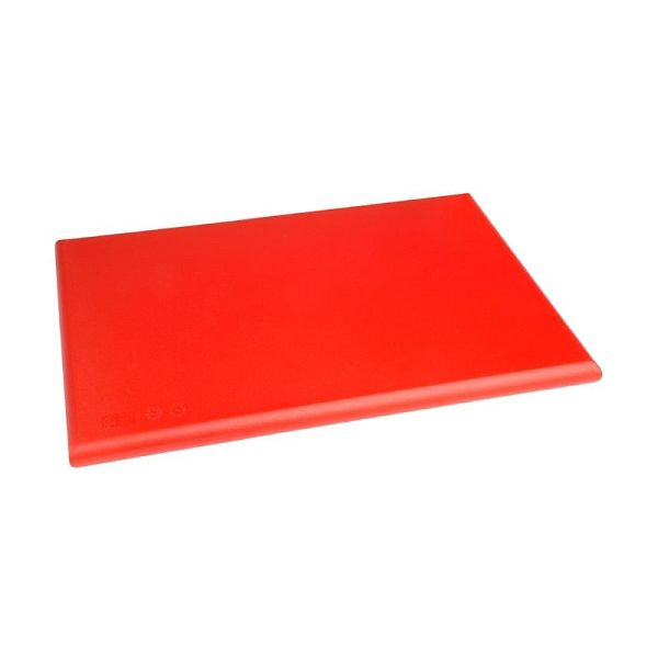 Hygiplas extra dickes Schneidebrett mit hoher Dichte rot, J034