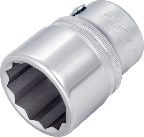 Hazet Steckschlüsseleinsatz, Doppelsechskant, Vierkant hohl 20 mm (3/4 Zoll), Außen-Doppel-Sechskant Profil, 1.1/4 ", 1000AZ-1.1/4