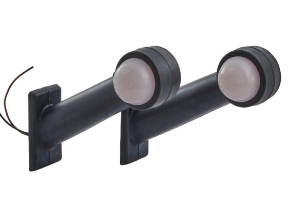 HELLA Umrissleuchte, Halogen, 24V, Anbau, ECE/ADR/GGVS, seitlicher Anbau, 2XS 955 232-001