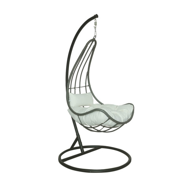 HOME DELUXE Polyrattan Hängesessel CAMA - Mit Regenabdeckung, 6954