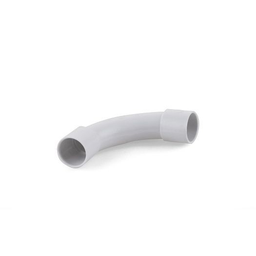 JÄGER DIREKT PVC-Rohrbogen 90° EN/IEC/M20 kleiner Bogen, VE: 2 Stück, 773.220.01
