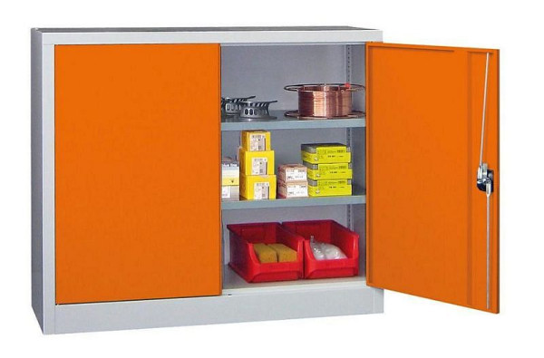 Pavoy Flügeltürenschrank 1000/400/1200, Drehgriff, Böden gepulvert, 31309-120-401-910512
