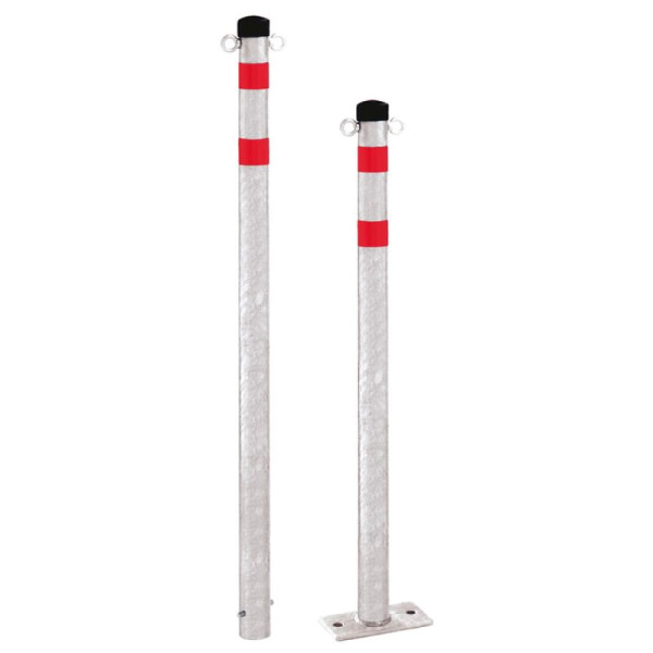 Stein HGS Absperrpfosten -Steel Line-, zum Einbetonieren mit Bodenanker, 14181