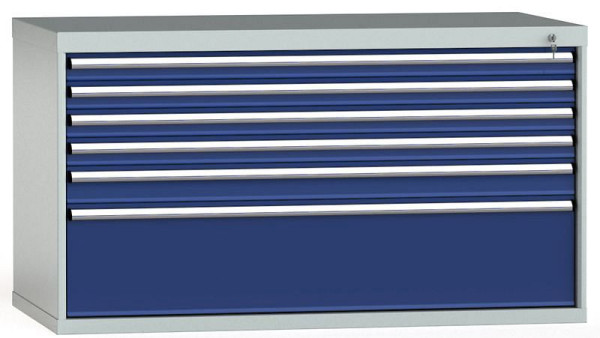 KLW Schubladenschrank 800 x 1439 x 750 mm H x B x T, Einbaumaß: 700 mm, Einteilung: 78x36 Einheiten, SMB0800-06UP-001