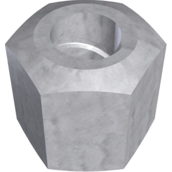 Stein HGS Sechskantmuttern SW 30, 70 mm, VE: 10 Stück, 11306