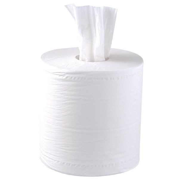 Jantex Handtuchrollen für Innenabrollung weiß 2-lagig, VE: 6 Stück, DL920