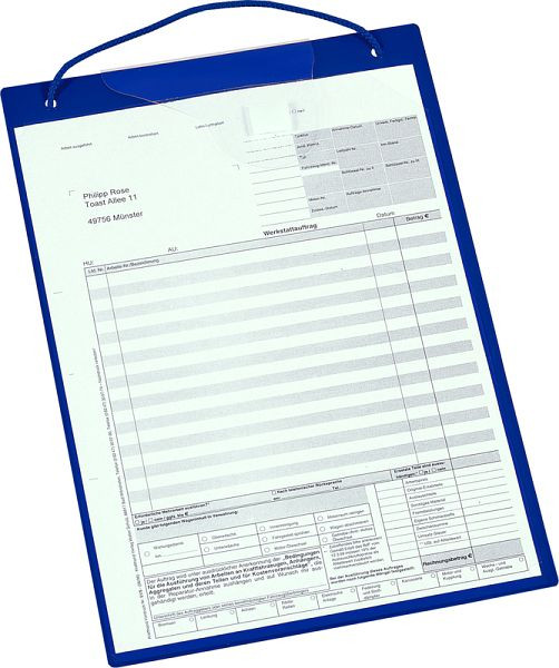 Eichner Auftragstasche "Eco", Blau, VE: 10 Stück, 9015-00385