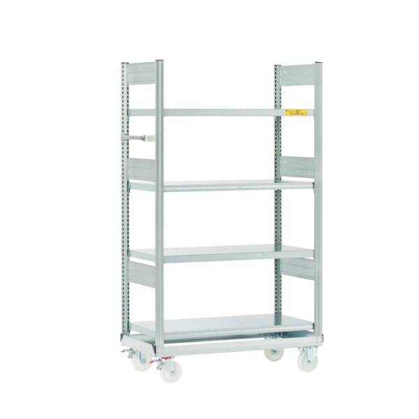 BITO Regalwagen FBR ohne Behälter, 1815x1368x833 U, 4 Einlegeböden, 55275