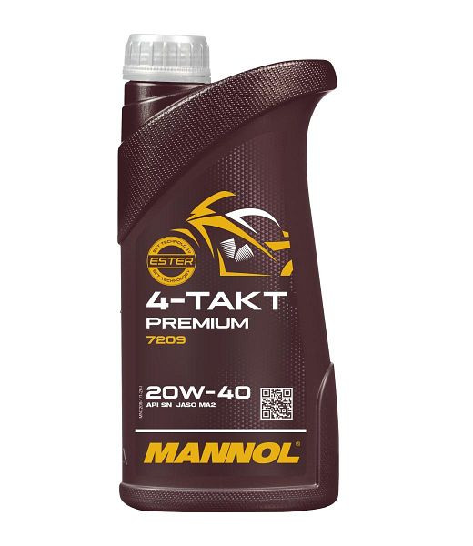 MANNOL Motoröl 7209 4-TAKT Premium 20W-40, VE: 1 l, MN7209-1