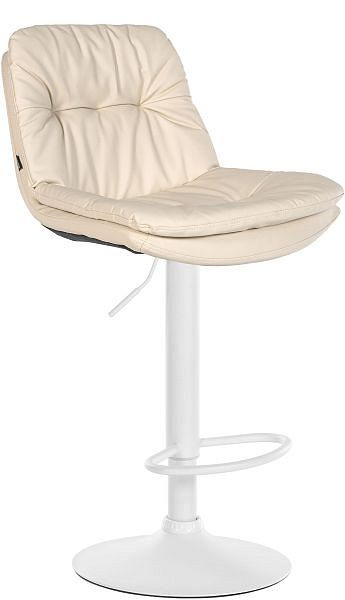 CLP Barhocker Laurel Kunstleder weiß, creme, 323924