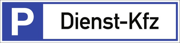 Moedel Parkplatzreservierer Dienst-Kfz, Aluminium, 460x110 mm, 97305