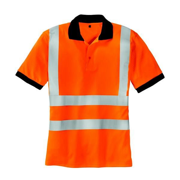 teXXor Warnschutz-Polo-Shirt SYLT, Größe: M, Farbe: leuchtorange, 7029-M