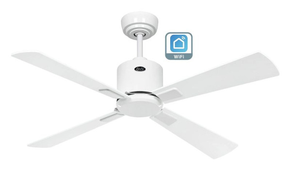 CasaFan Deckenventilator Eco Neo III 103 Lack weiß-Lack weiß glänzend WiFi, 943131W