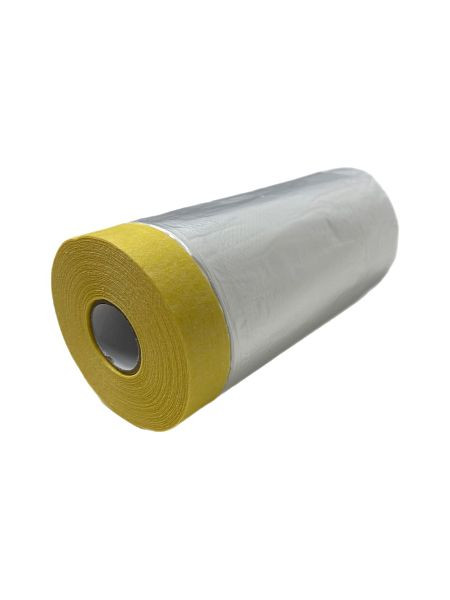 VaGo-Tools Abdeckfolie mit Malerkrepp Masker Tape 1100mm x 20m, VE: 5 Stück, 401-1100-20x5_lv