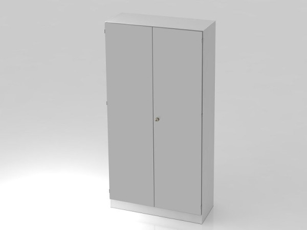 Hammerbacher Schrank 5OH, Sockelblende SG Weiß/Silber, V6910/W/S/SG