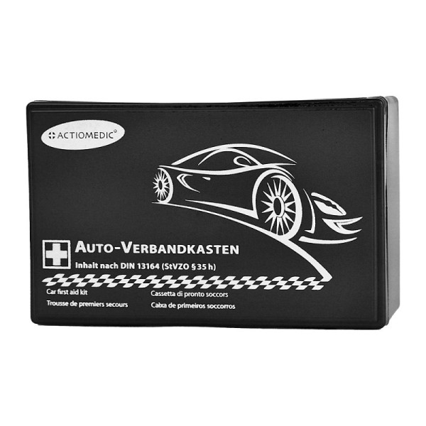 Stein HGS KFZ-Verbandkasten aus Kunststoff, Inhalt nach DIN 13164, 260 x 180 x 85 mm, 25400
