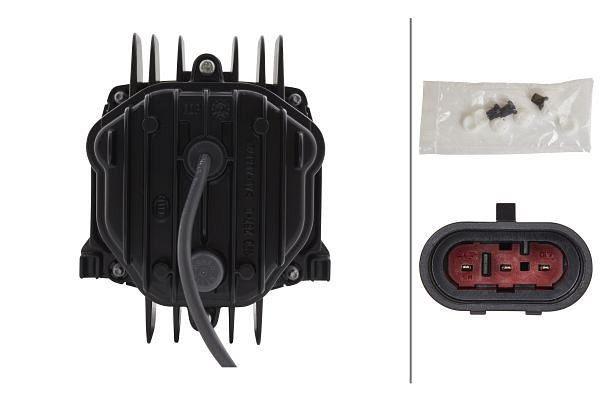 HELLA LED/DE-Hauptscheinwerfer, 90mm Performance Bi-LED L70, 12V, rund, Einbau, ECE-R48/E1 6189/E1 3159/ECE, Stecker: AMP, rechts/links, 1AL 010 820-841