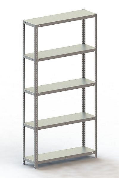 Meta Schraubregal FIX 100 GR 2000x1000x300 mm, verzinkt, Bodenanzahl: 5, 2002300