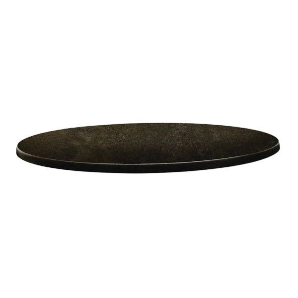 Topalit Classic Line runde Tischplatte Zypern Metall 70cm, DR936