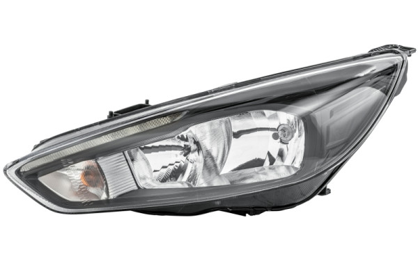 HELLA Glühlampe-Hauptscheinwerfer, für u.a. Ford Focus III, schwarz, CCC/ECE, für Linksverkehr, links, 1LE 354 827-171