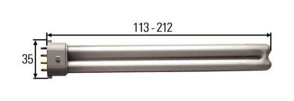 HELLA Glühlampe - Leuchtstofflampe - Standard - 12/24V - 7W - Schachtel, 8GS 861 955-001