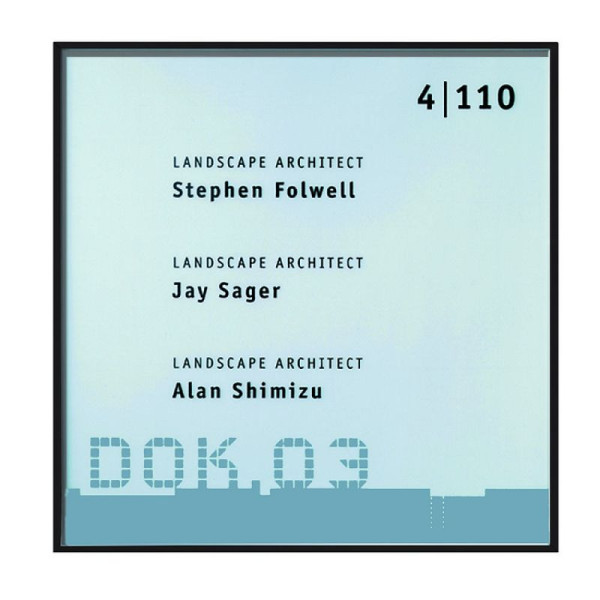 Stein HGS Türschild 'New Age black edition', 150 x 150 mm, na7006