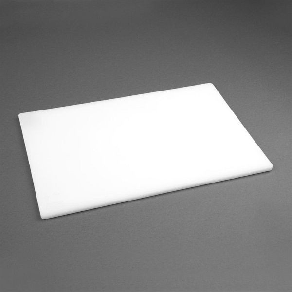 Hygiplas LDPE Schneidebrett weiß 450x300x12mm, Polyethylen geringer Dichte, J252
