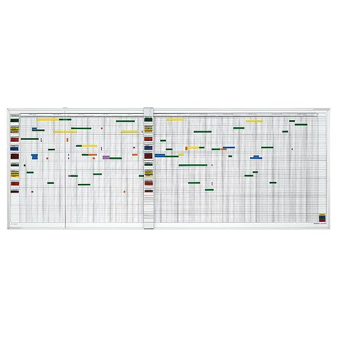 Magnetoplan Aktivitäten- und Urlaubsplaner, 7-Tage-Woche, Inhalt für 45 Mitarbeiter, 2000 x 600 mm, 3707055