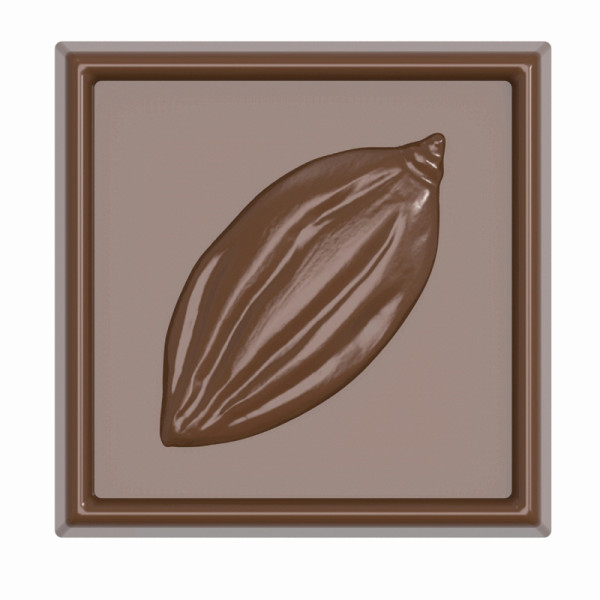 Schneider Schokoladen Form - Kakaobohne, 275 x 135 x 24 mm / 34 x 34 x 5 mm, 4,35 gr, 3 x 7 Stück, 421540