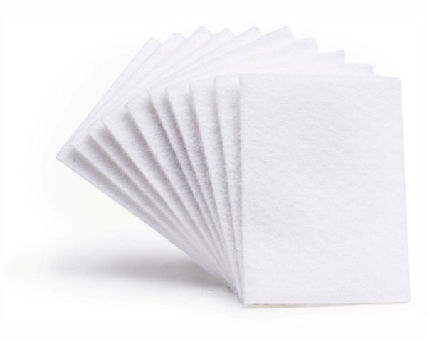 ELMAG Filz Weiß zum Signieren 40x60x2mm (10 Stück), 58584