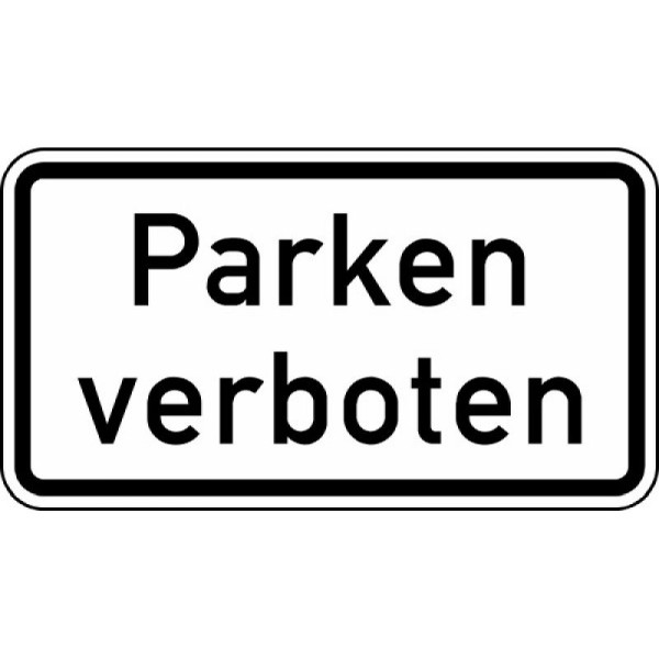 Stein HGS Parken verboten Nr. 2427, 412x750mm /RA1/Flachform 3mm, 2427-313