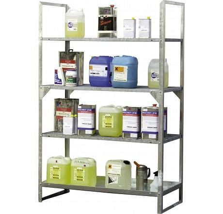 Cemo Gefahrstoffregal 13/20, Maße: 132 x 63 x 200 cm, 7820, 4052886117354
