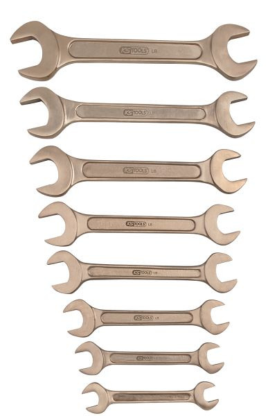 KS Tools BRONZEplus Doppel-Maulschlüssel-Satz 8-teilig, 963.7117
