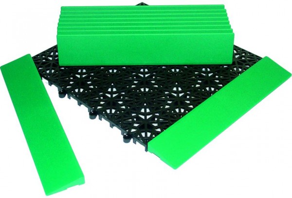 miltex Yoga Rost Abschlussleisten, 30 x 5,5 cm, grün VE = 10 Stück, 11131