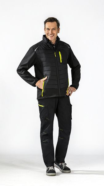 Planam Stretchline Winterjacke, schwarz, Größe 4XL, 6680068