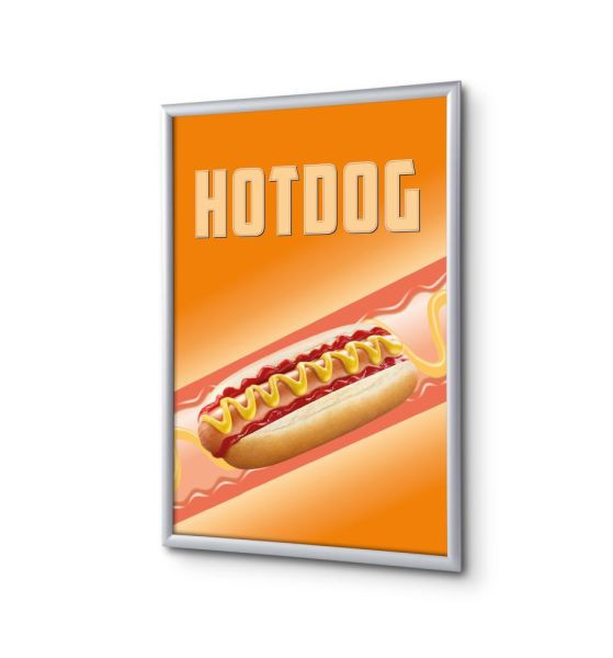 Showdown Displays Klapprahmen A1 Komplettset Hot Dog Englisch, KRA1G25LPPI429