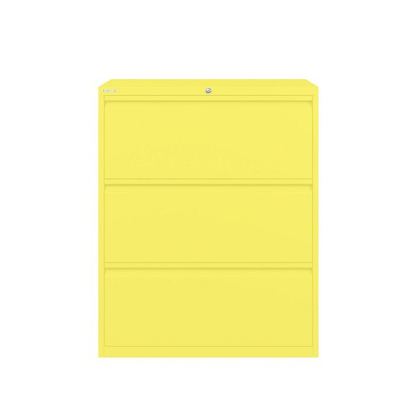 Bisley Essentials Schubladenschrank, Höhe 1000-1024 mm, 641 zinkgelb, YESF0810641
