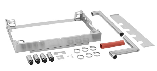 Bartscher Verbindungskit Silversteam2, zum Stapeln von 2 Elektro-Kombidämpfern, 116112