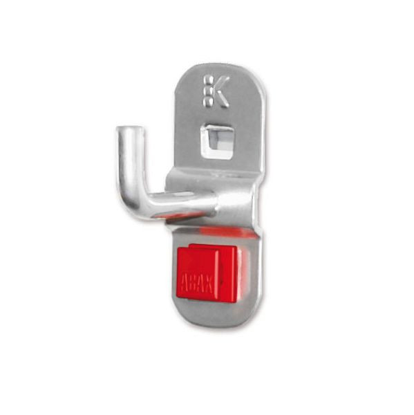 Kappes RasterPlan/ABAX Werkzeughalter alufarben, L 35 mm, mit senkrechtem Hakenende, Ø 6 mm, 3340.00.5501