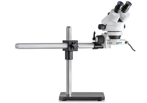 Kern Optics Stereomikroskop-Set OZL 961, Tubus Binocular, Objektiv 0,7 x - 4,5 x, mit Teleskoparm, 283704