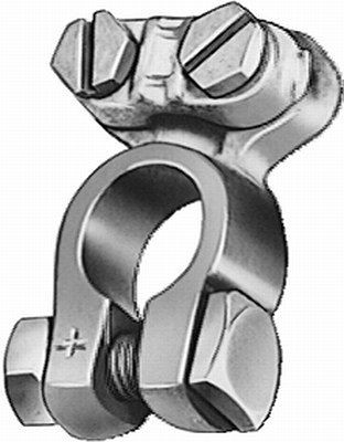 HELLA Batteriepolklemme, Form E/für Minuspol, 12/24V, Ø: 15.9mm, von: 10mm², bis: 70mm², DIN/ISO: 72 331, 8KX 716 405-011