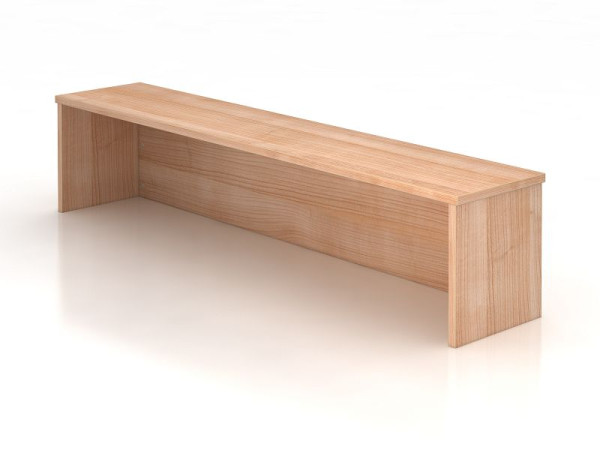 Hammerbacher Thekenaufsatz 160cm, 1OH Nussbaum, 160x32x35 cm (BxTxH), VWB16/N