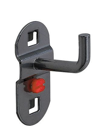Kappes RasterPlan Werkzeughalter anthrazitgrau, L 35 mm, mit senkrechtem Hakenende, Ø 6 mm, 4040.00.0508