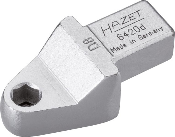 Hazet Einsteck-Halter für Bits, Einsteck-Vierkant 14 x 18 mm, Sechskant hohl 8 mm (5/16 Zoll), 6420D