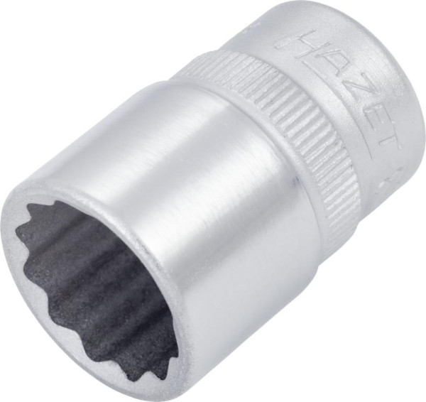 Hazet Steckschlüsseleinsatz, Doppelsechskant, Vierkant hohl 10 mm (3/8 Zoll), Außen-Doppel-Sechskant-Tractionsprofil, 9/16 ", 880AZ-9/16